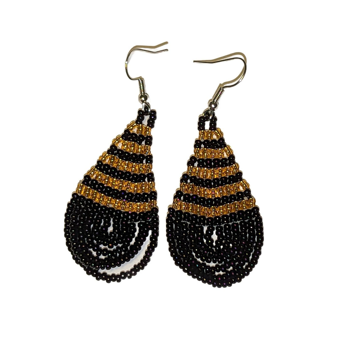 Tear Drop Small Beaded Earrings Assorted