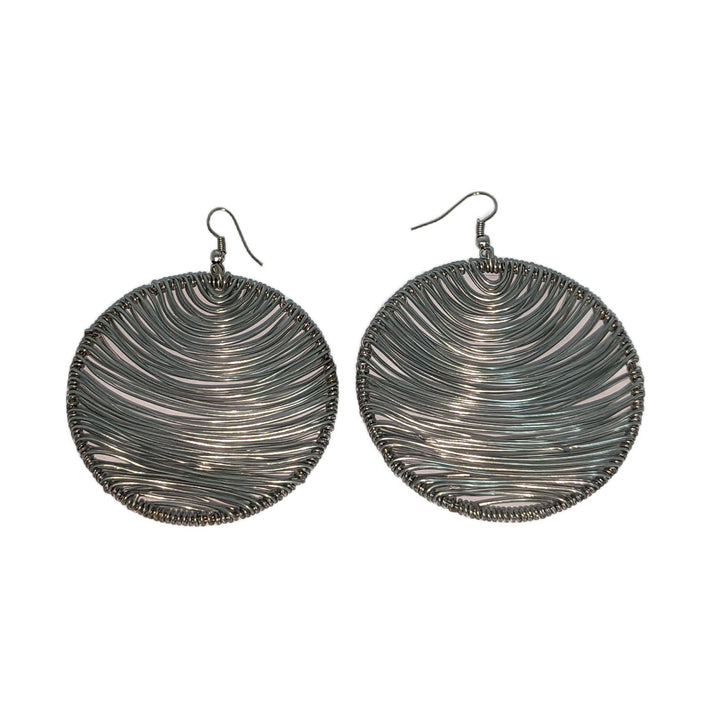 Round Telephone Wire Earrings | Assorted Plain Colors